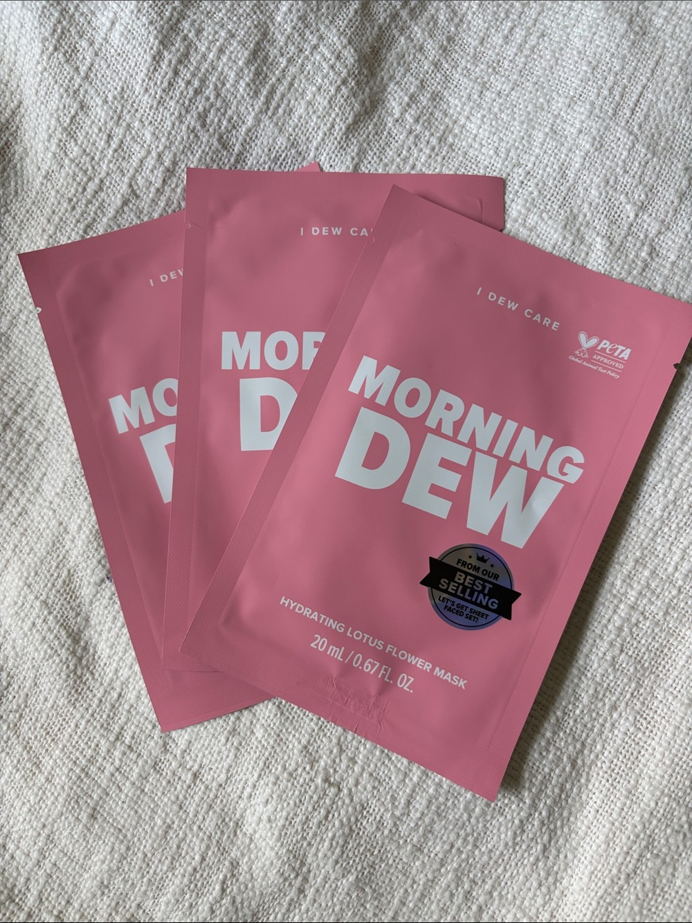 ⭐️5 for $20- 3 New I Dew Care Morning Dew Hydrating Lotus Flower Masks